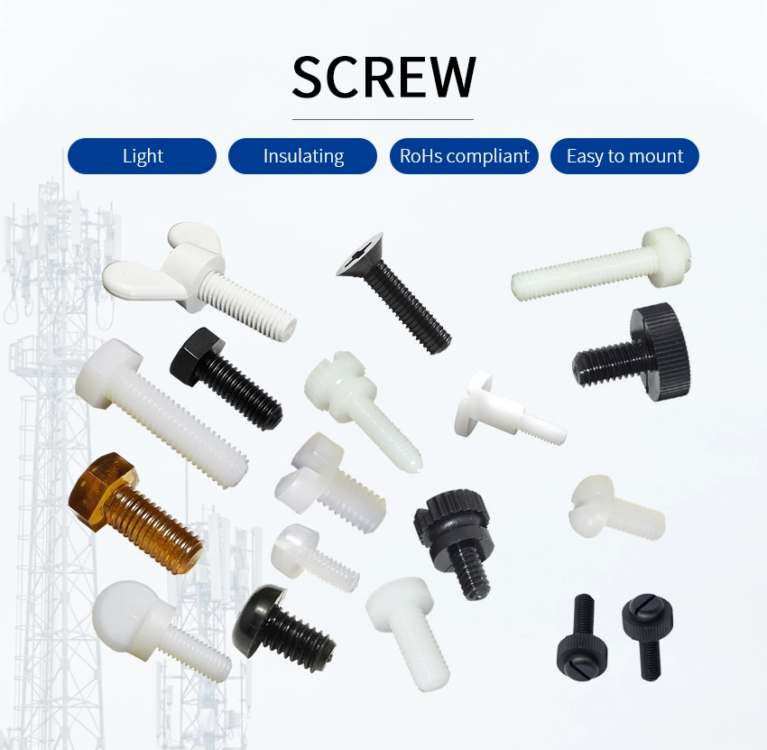 Plastic Crossed Round Head Screw